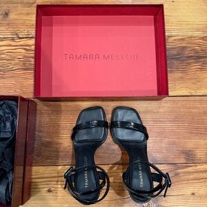 Tamara Mellon Solar 100 in Nappa Black